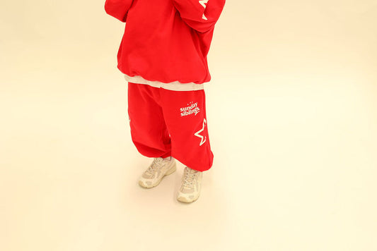 Sunday Siblings - Siblings Set - Red Trackpants