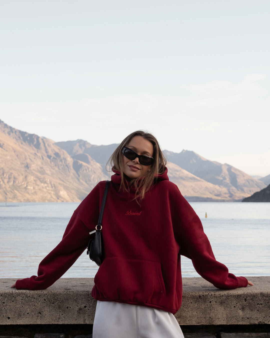 Ssaint - Logo Hoodie - Cherry