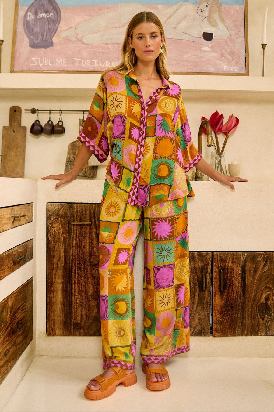 Nine Lives Bazaar - Sunday Pants - Sundowner