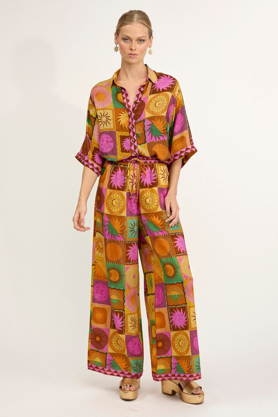 Nine Lives Bazaar - Sunday Pants - Sundowner