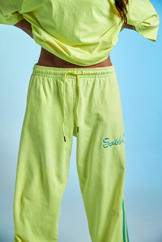 Sabbi - The Fluro Chido Pants - Fluro Lemon