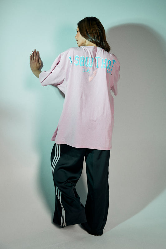 Sabbi - The Karma Queen Bling Tee - Pink