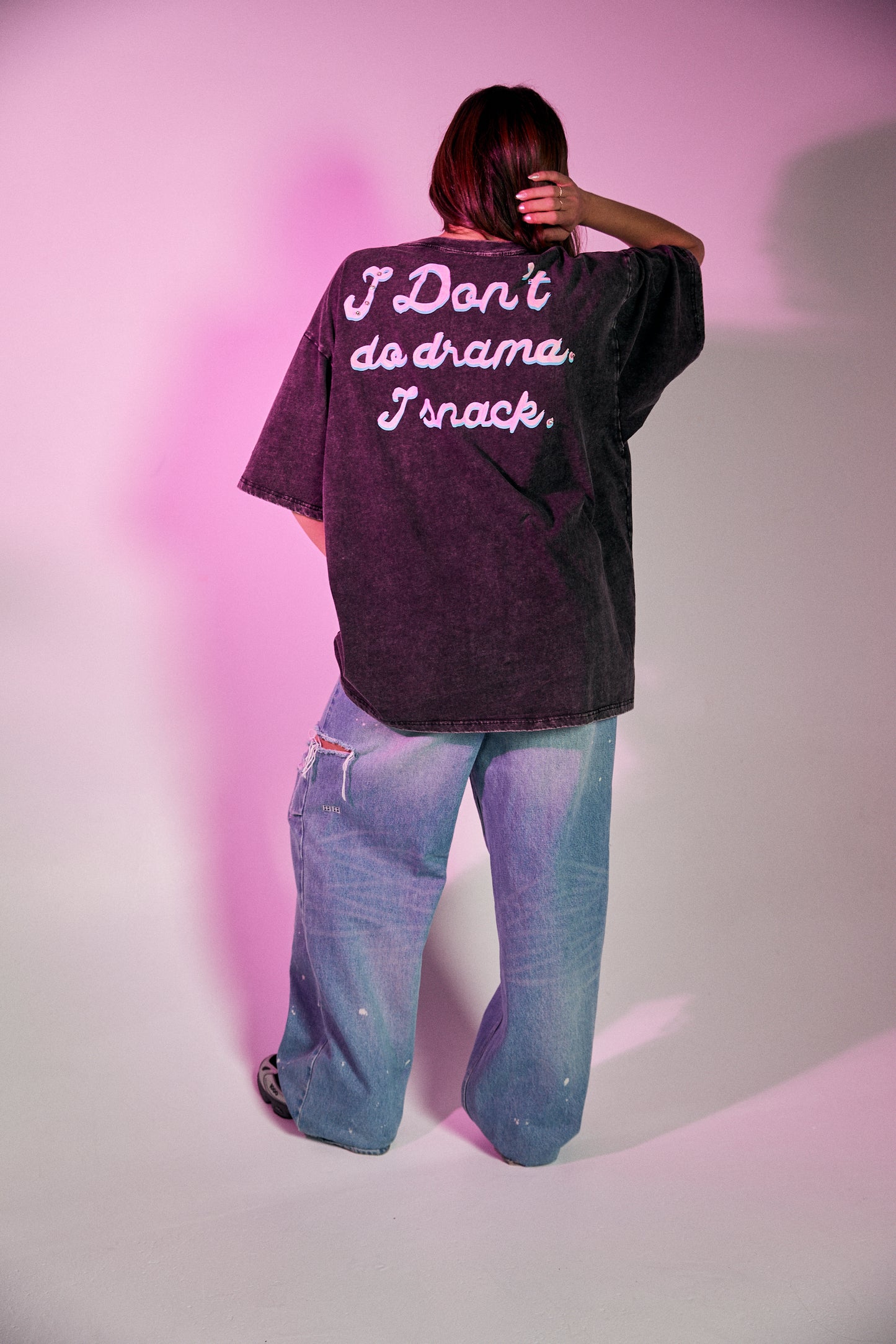 Sabbi - The No Drama Llama Bling Tee - Black