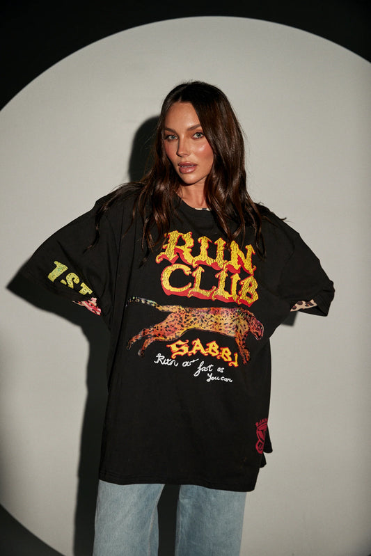 Sabbi - The Run Club Tee - Black