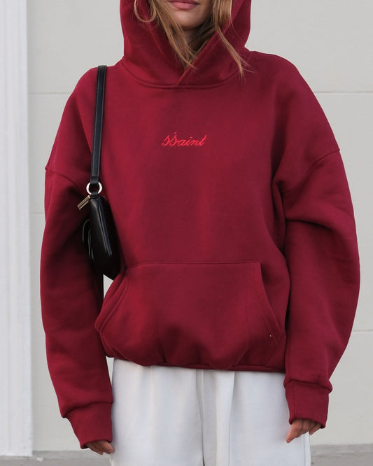 Ssaint - Logo Hoodie - Cherry