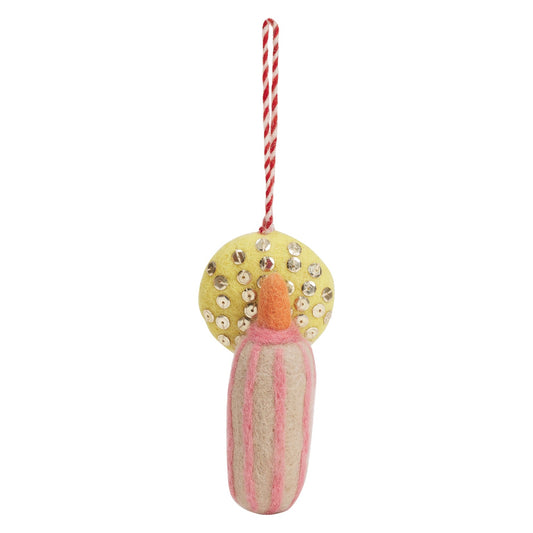 Sage X Clare - Deccan Candle Felt Decoration