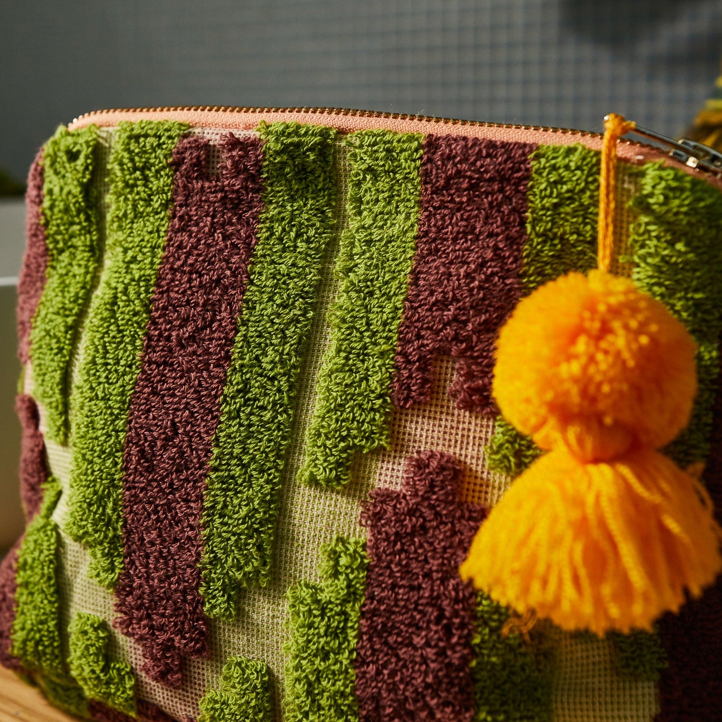 Sage X Clare - Nisha Terry Pouch - Palm