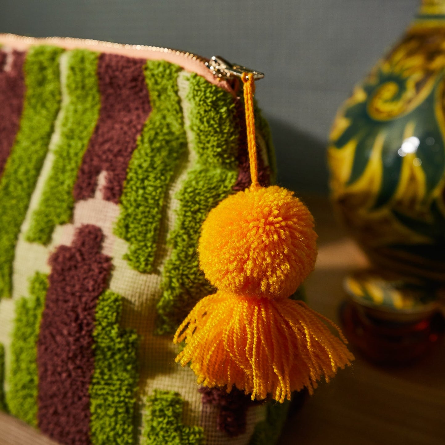 Sage X Clare - Nisha Terry Pouch - Palm