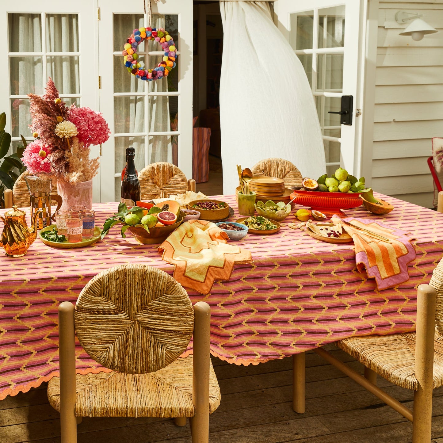 Sage X Clare - Nisha Table Cloth - Posy