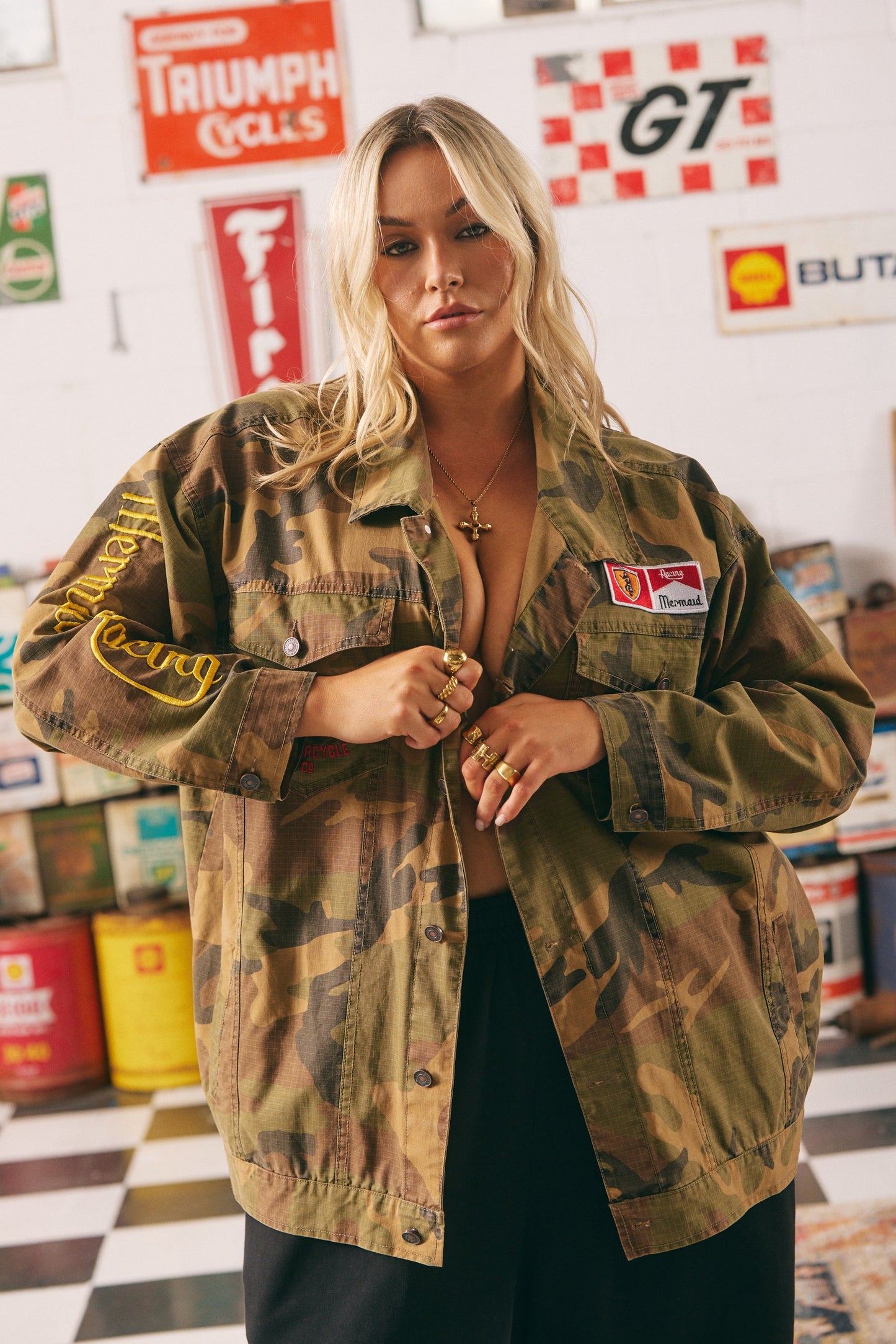 Sabbi - The Flying Mermaid Jacket - Camo