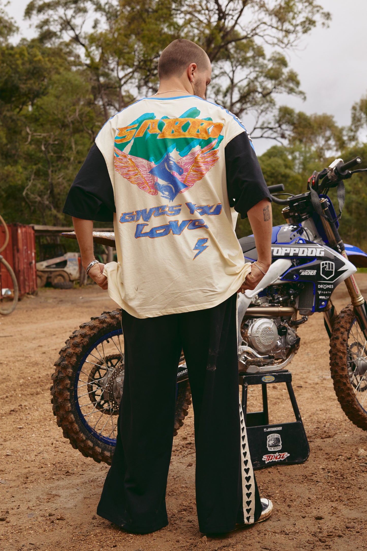 Sabbi - The Very Oversized Don't Quit Your Day Dream Tee - White