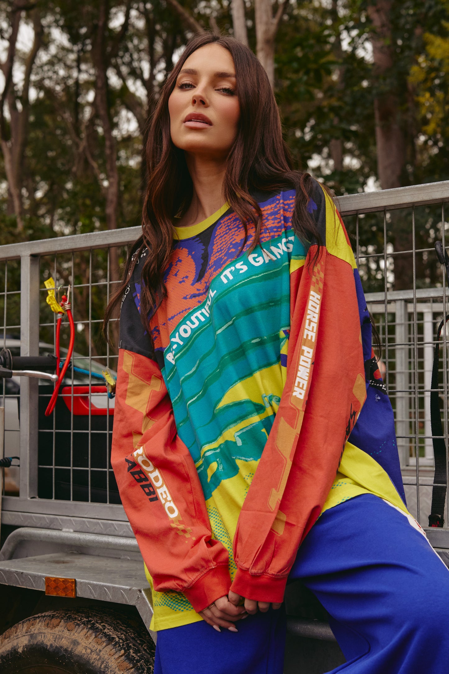 Sabbi - The Long Sleeve It's Gangster Tee - Multicolour