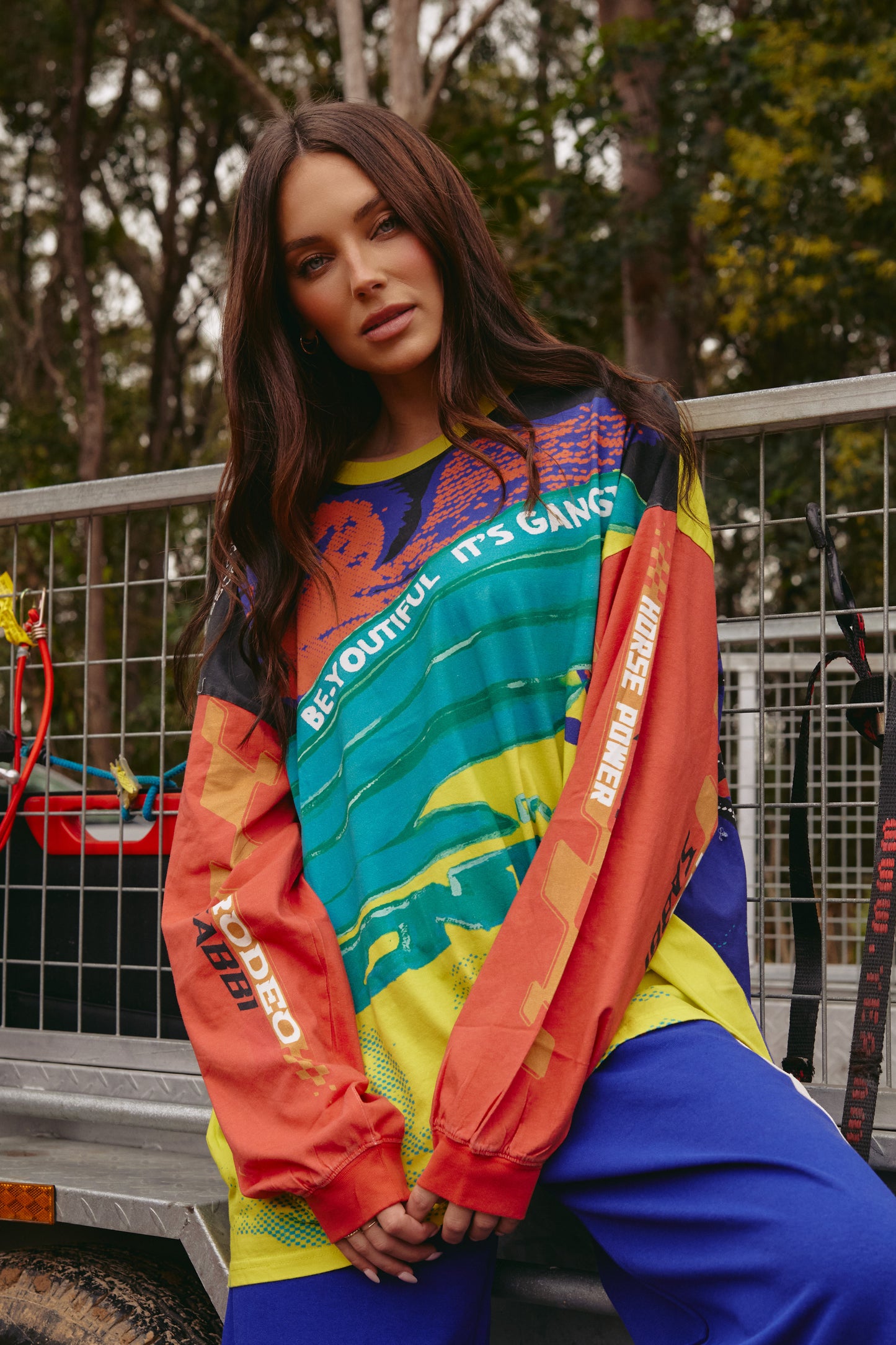 Sabbi - The Long Sleeve It's Gangster Tee - Multicolour