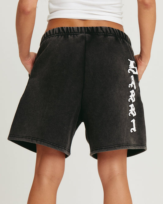 Sabbi - The Happy Hibiscus Shorts - Black