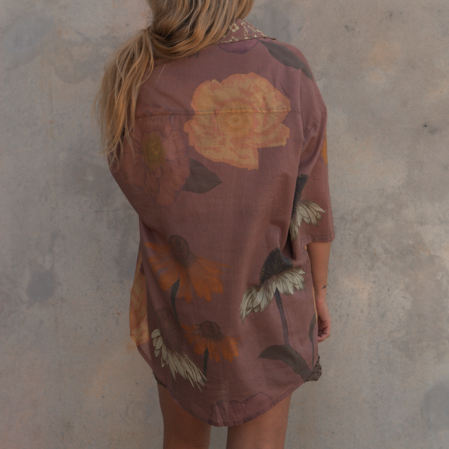 Wandering Folk - Glades Over Swim Shirt - Cedar