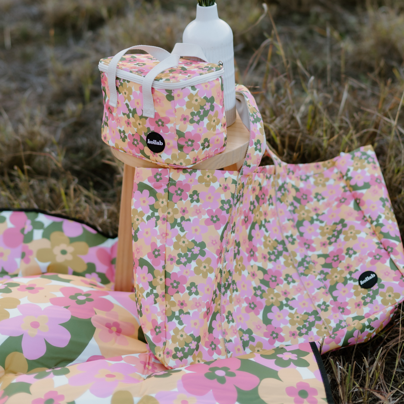 Kollab - Holiday Lunch Bag - Sunshine Petals