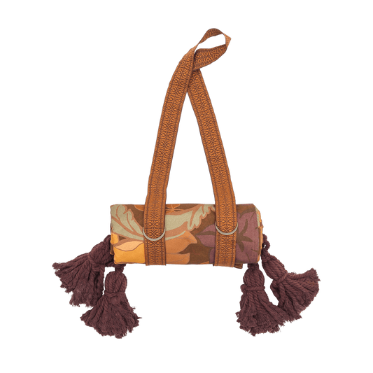 Wandering Folk Picnic Rug - Flora - Plum