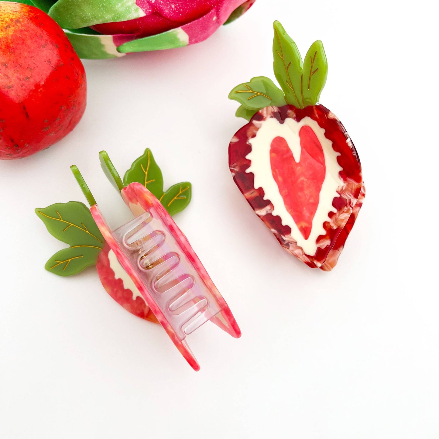 Diva - Strawberry Claw Clips
