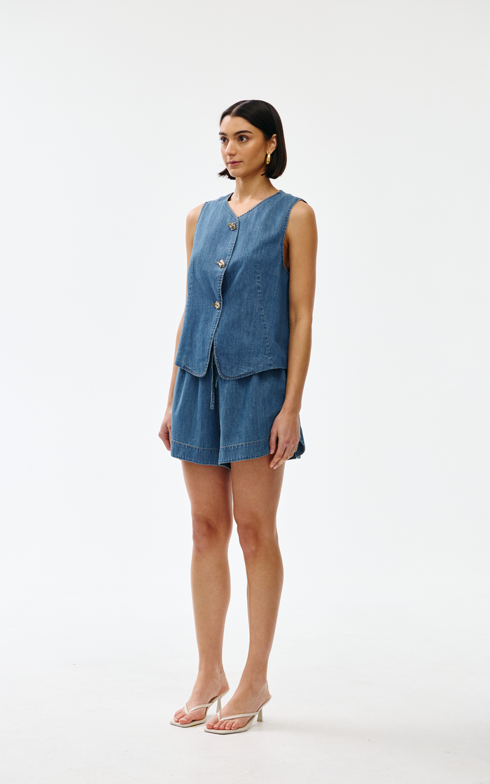 Kinney - Camille Vest - Denim