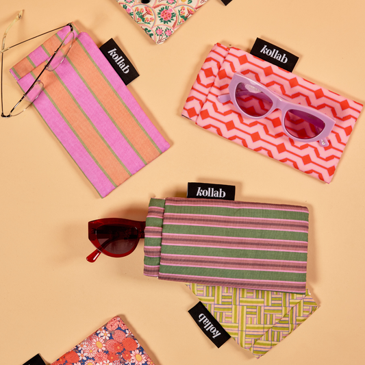 Kollab - Glasses Case - Sunset Stripe