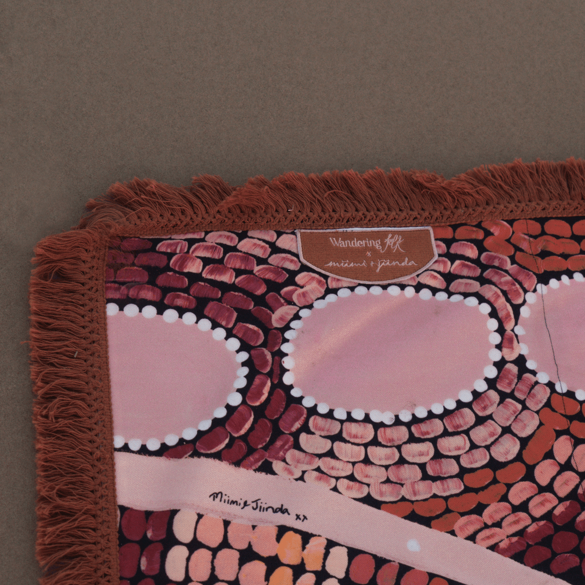 Wandering Folk X Miimi & Jiinda Collab Picnic Rug - Jagun Dreaming
