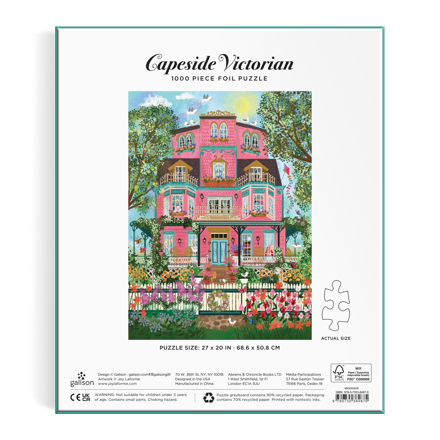 Joy Laforme - Capeside Victorian Foil Puzzle - 1000 Pc