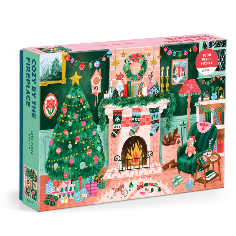 Galison - Cozy by the Fireplace Puzzle - 1000pc