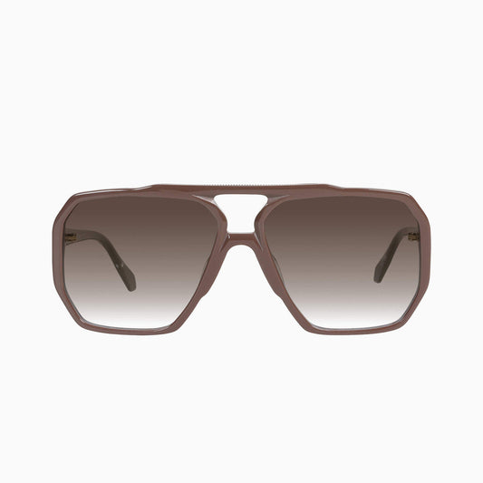 Valley Eyewear -  Rodeo - Chocolate w. Gold Metal / Brown Gradient Lens
