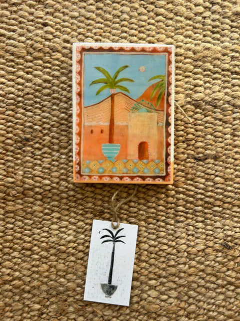Sue Fantini Art - La Luna - Handmade Tile