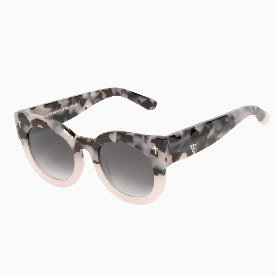 Valley Eyewear - A Dead Coffin Club - Baby Pink Tort - Polarised