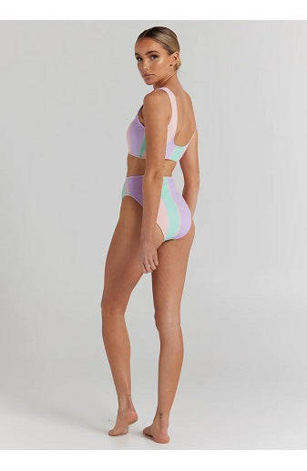 Poolside Paradiso - Sunlounger High Waist Bottom