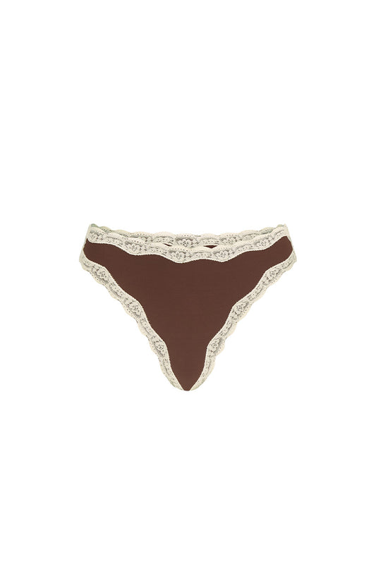 Spell - Amour Lace Brief - Coconut