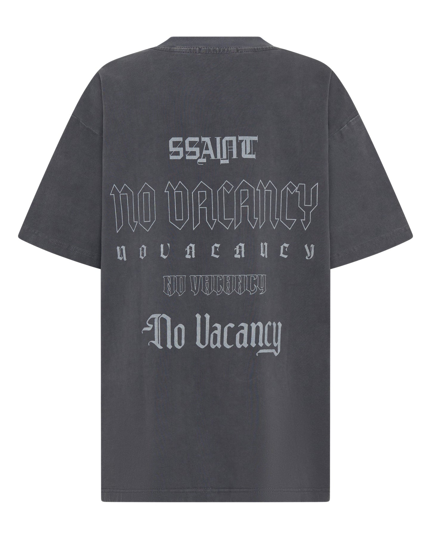 SSAINT Apparel - No Vacancy Tee - Charcoal Acid Wash