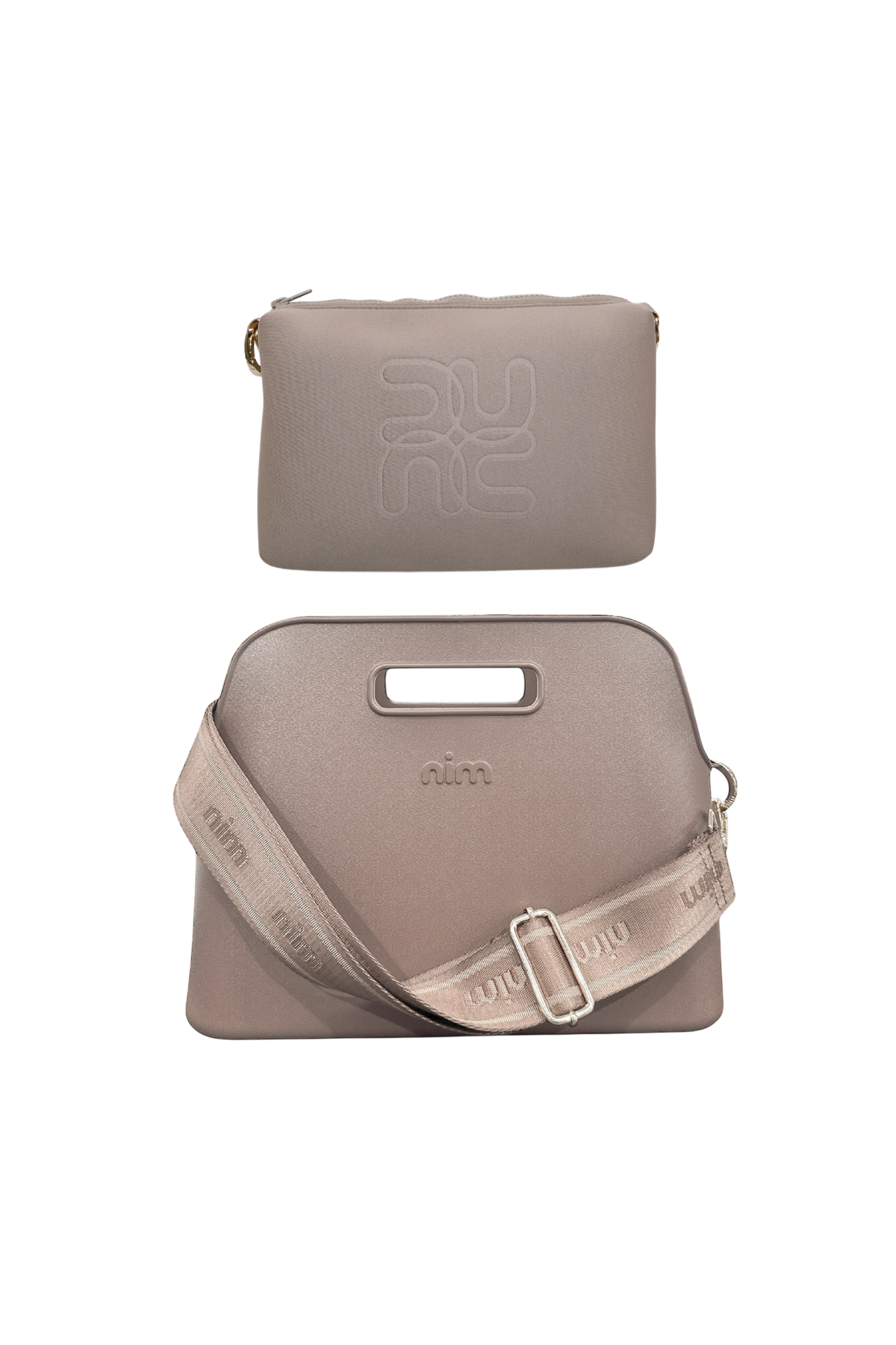 Nim The Label - BB Tote Set - Taupe