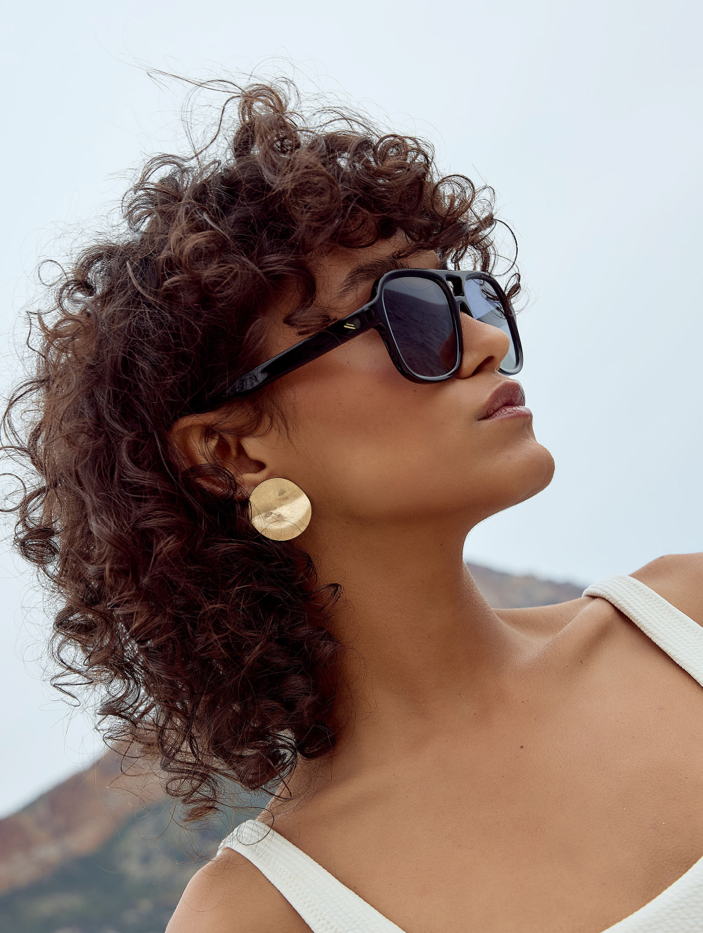 Bask - Blake - Black / Blue Grey Gradient Polarised