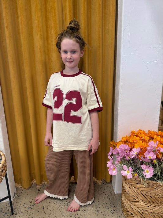 Ssaint Apparel - Twenty Two Tee - Cherry - Kids