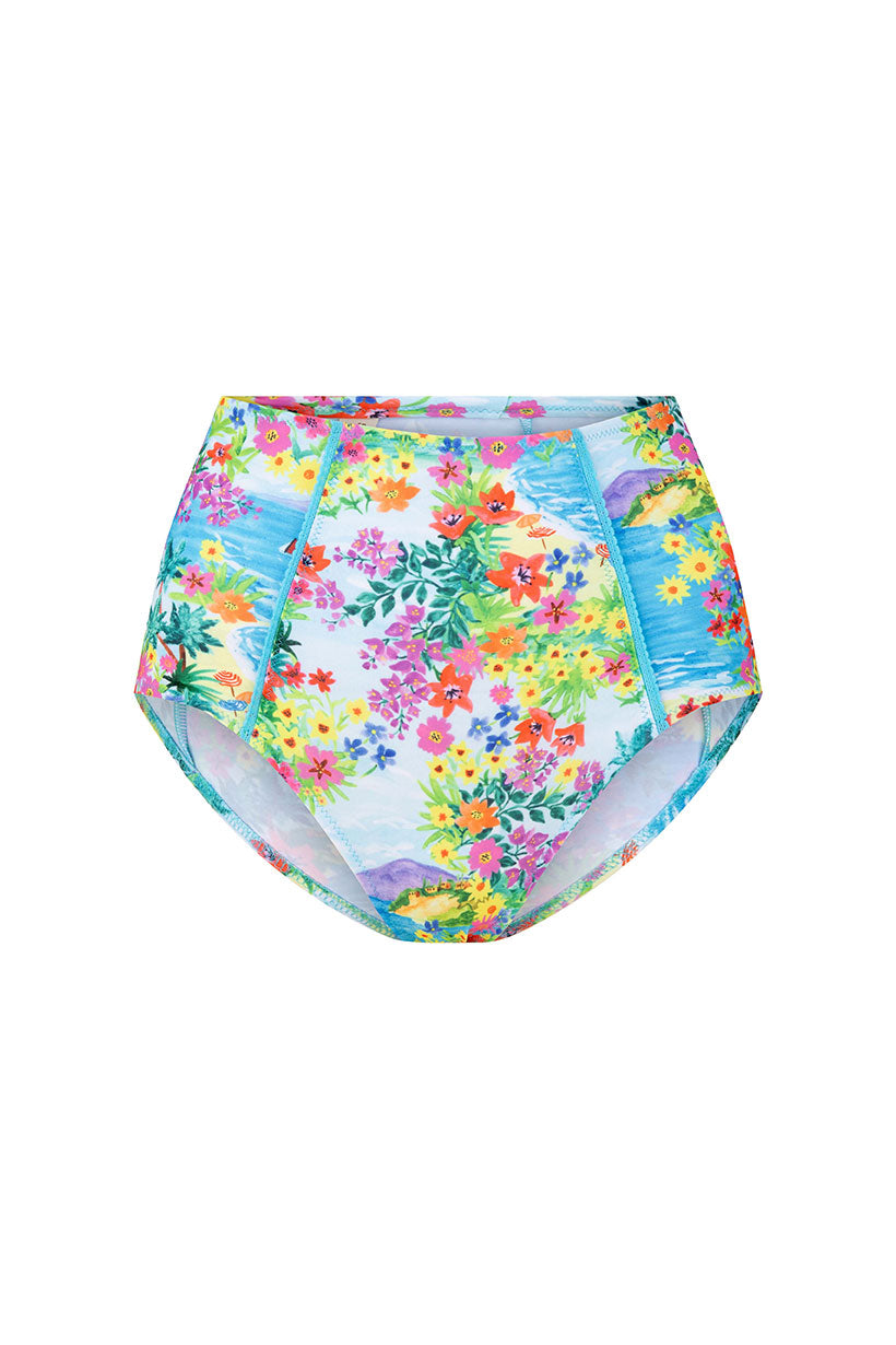 Spell - Capri High Waisted Brief - Ocean