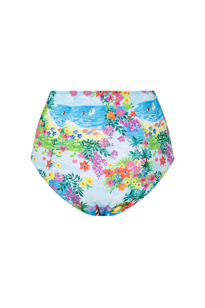 Spell - Capri High Waisted Brief - Ocean