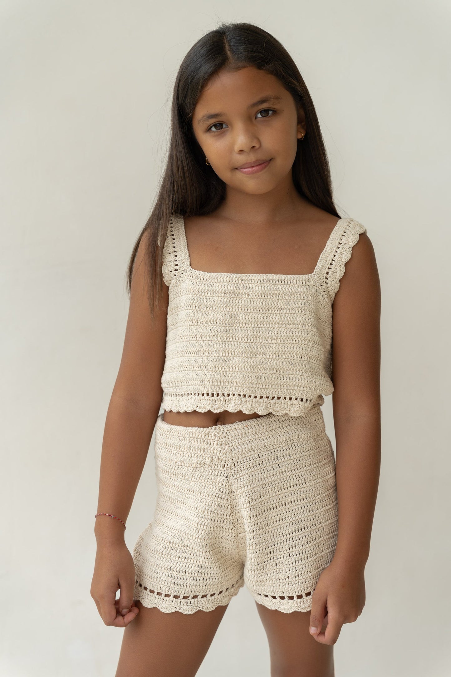 Illoura The Label - Crochet Shorts - Ecru