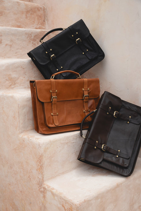 Hobo and Hatch - Day Satchel - Chestnut Antique