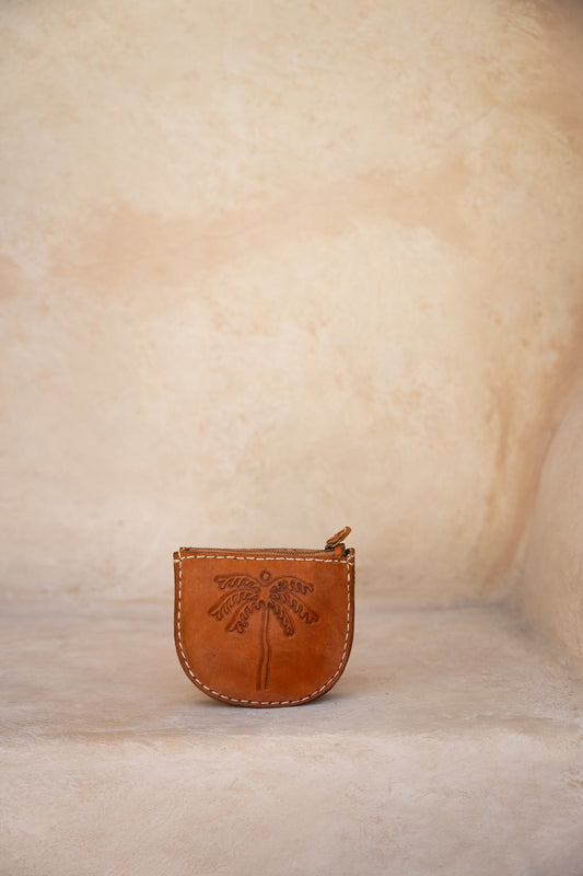 Hobo and Hatch - Palms Pouch - Vintage Tan