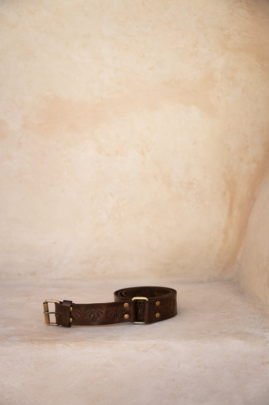 Hobo and Hatch - Palms Belt - Vintage Brown