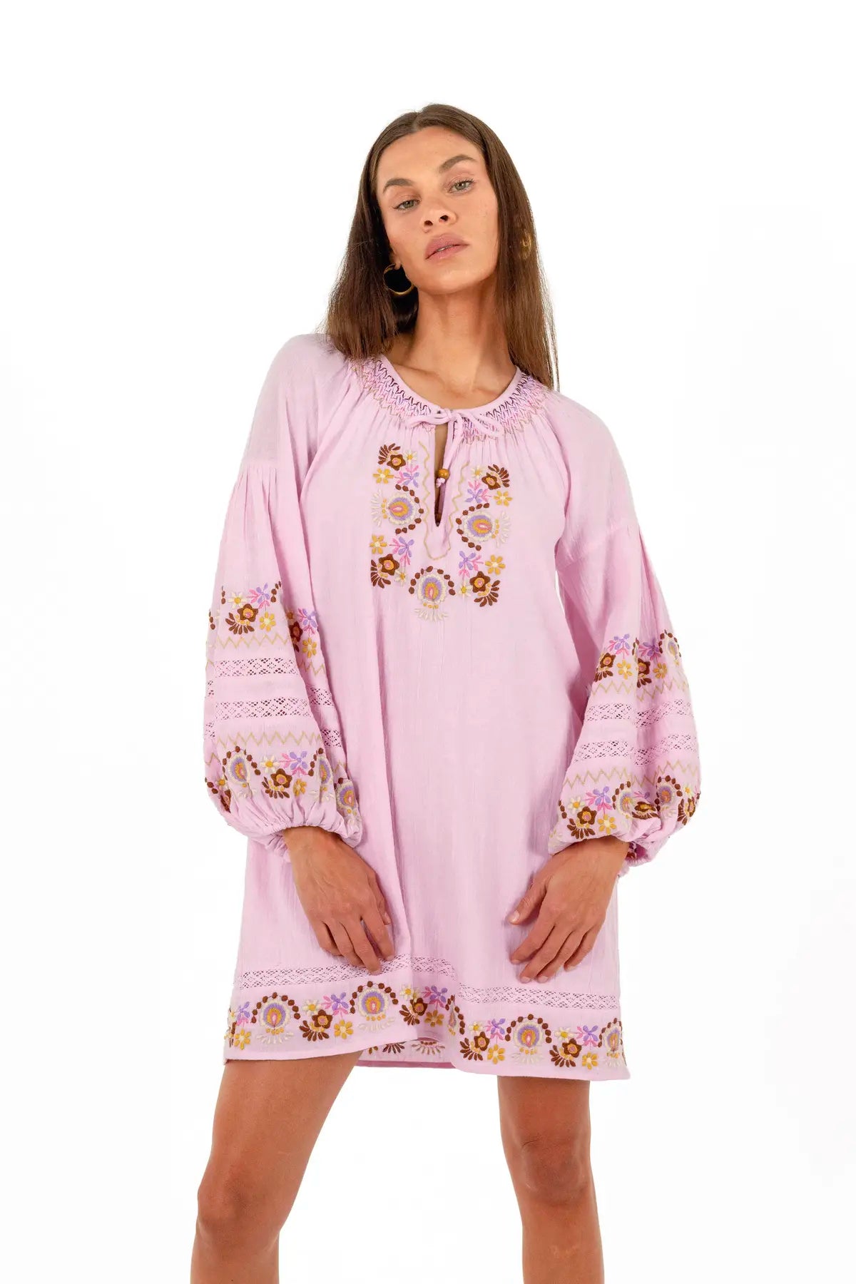 Nine Lives Bazaar - Iris Mini Dress - Petal