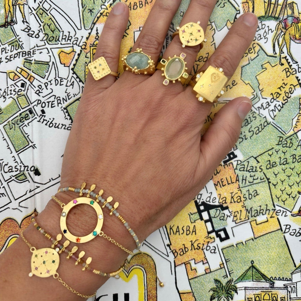 Rubyteva Design - Multi Tourmaline Souk Bracelet