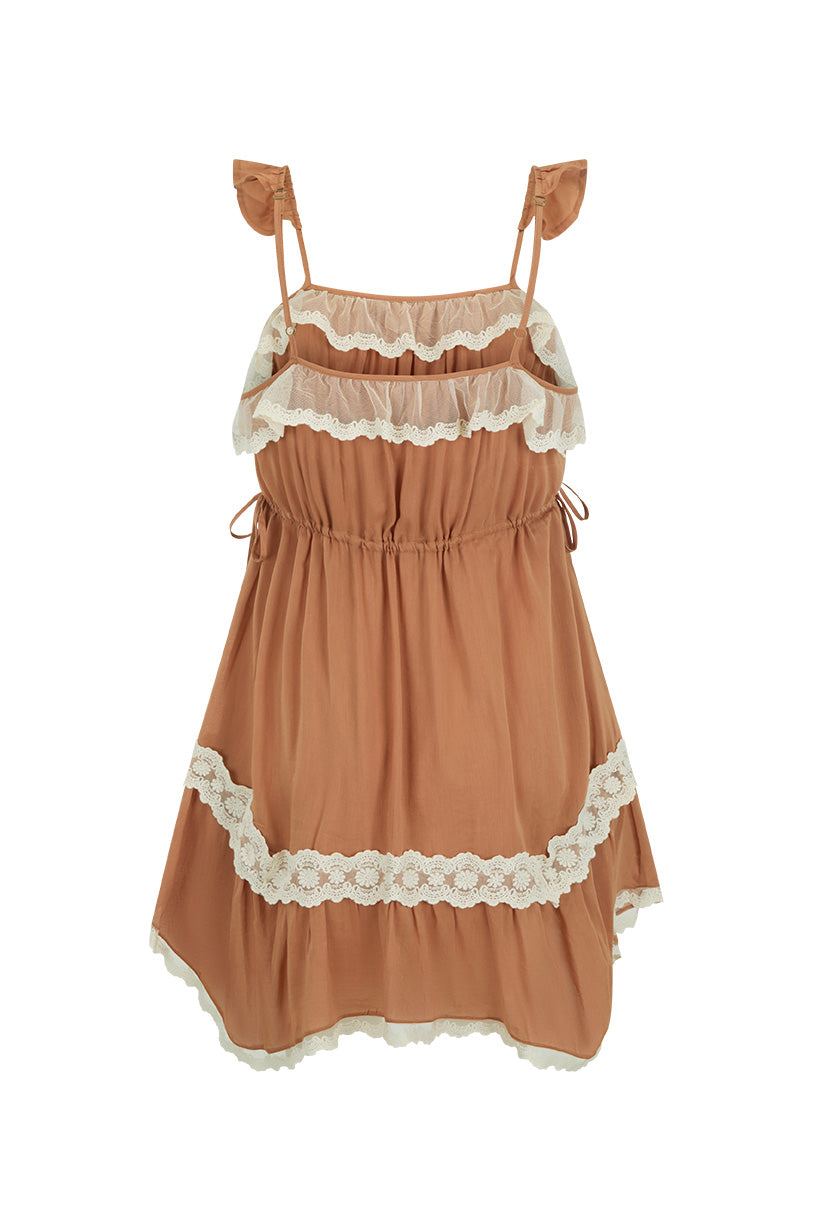 Spell - Poison Peach Mini Dress - Rose