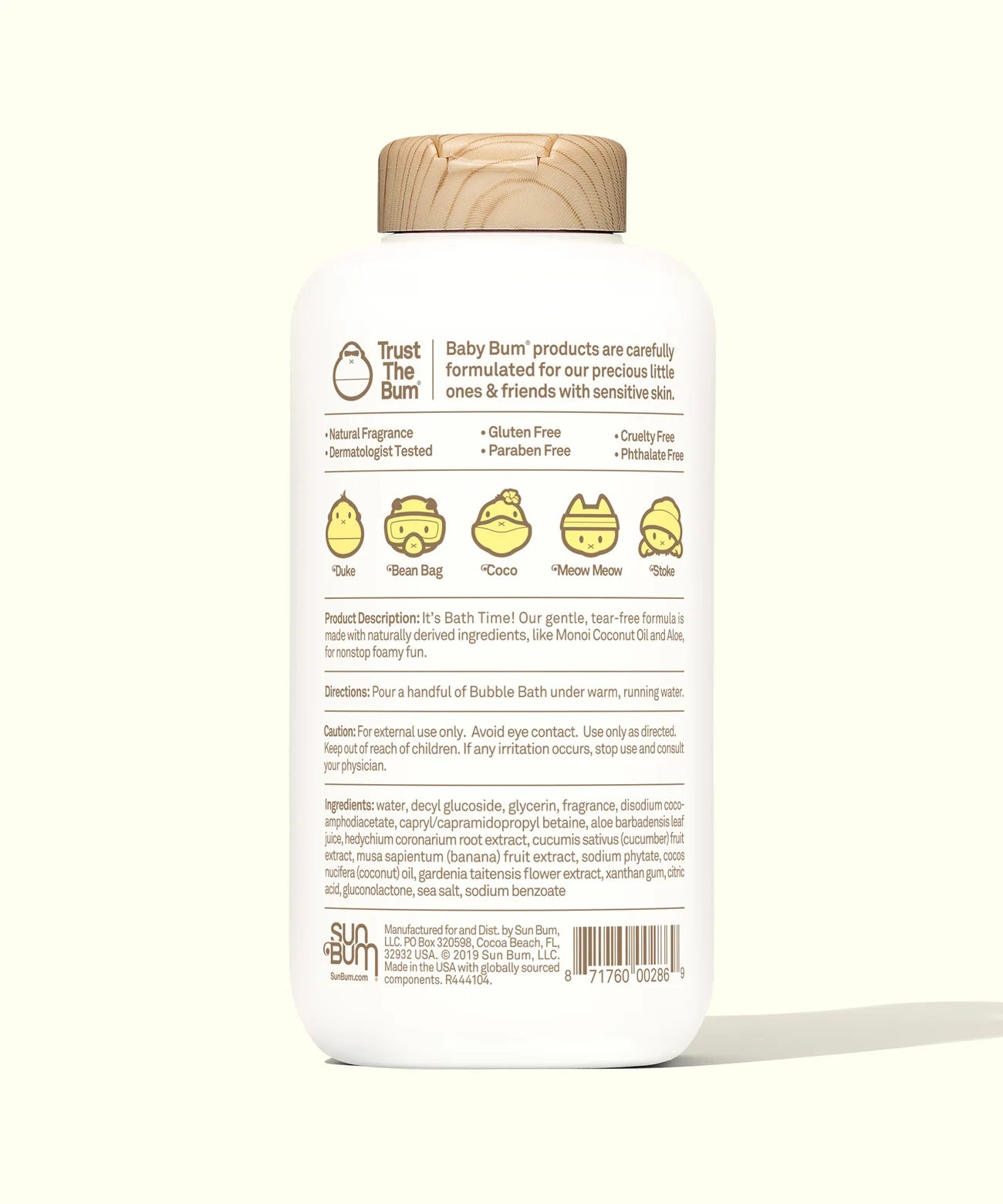 Baby Bum - Bubble Bath - Natural