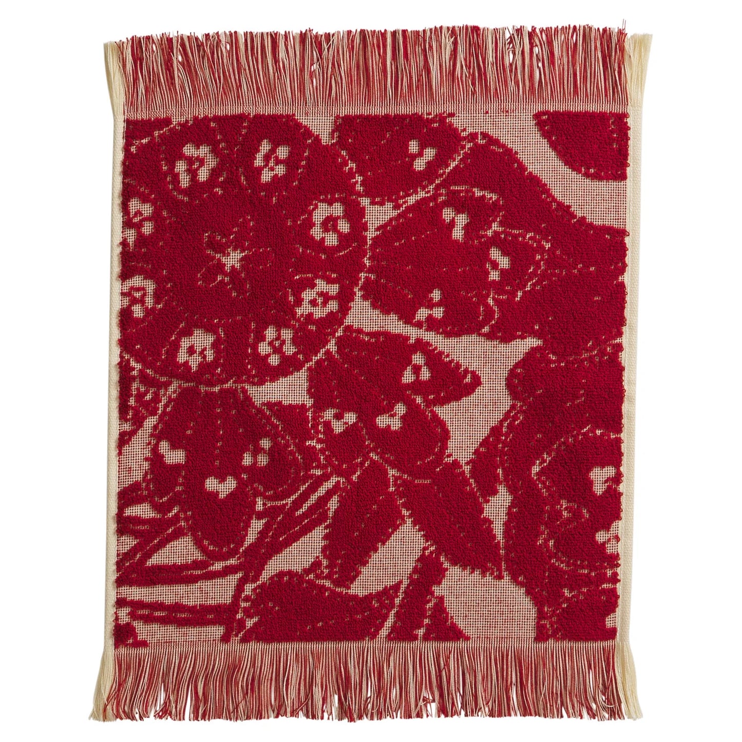 Sage X Clare - Lucia Face Washer Set - Crimson