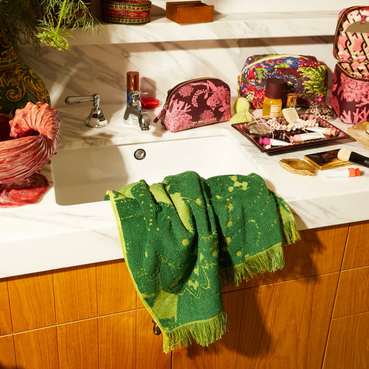 Sage X Clare - Lucia Hand Towel - Kelp