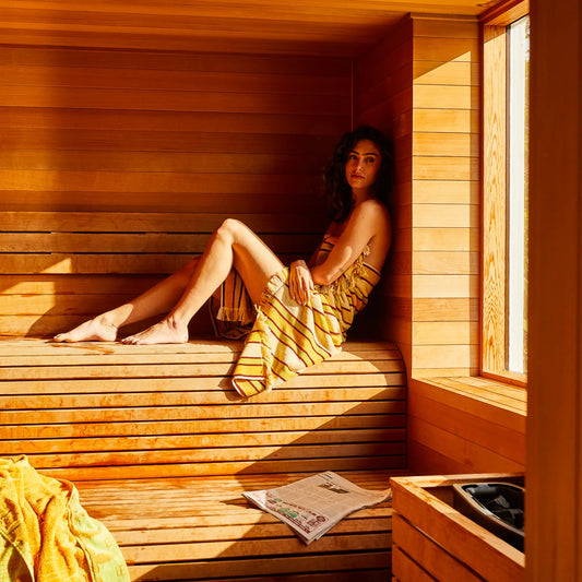 Sage X Clare - Selene Bath Sheet - Dune