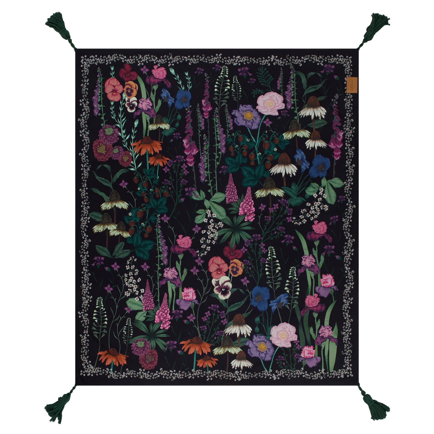 Wandering Folk - Flourish Picnic Rug - Clover